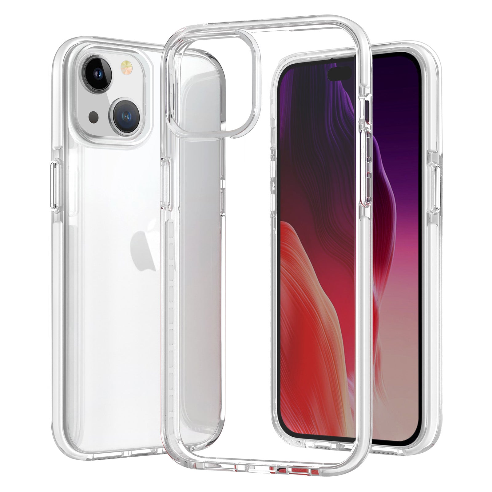 For iPhone 15 Plus Anti-Scratch Phone Cover Clear Slim Dustproof TPU TPE Mobile Phone Case Shell For iPhone 15 Plus Anti-Scratch Phone Cover Clear Slim Dustproof TPU TPE Mobile Phone Case Shell